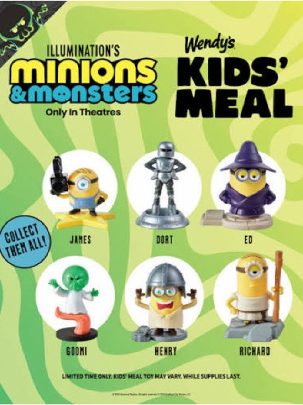 Wendy’s Minions & Monsters Dort toy - Picture 4 of 4